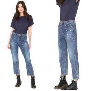 Sandrine Rose x Free People Blue
Straight Leg Jeans